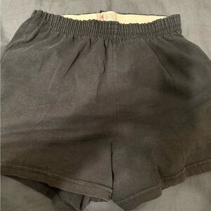 Classic Black Juniors Athletic Shorts
